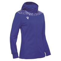 Aurora Full Zip Top Dame ROY/WHT M Sporty fleecejakke