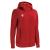 Drum Hooded Womens Jacket RED L Fritidsjakke i børstet fleece til dame 