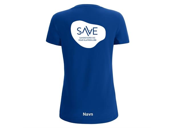 Save Klatring Lute Tskjorte Dame BLÅ 