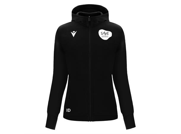 Save Klatring Drum Hettejakke Dame SORT 