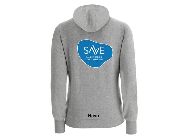 Save Klatring Drum Hettejakke Dame GRÅ 