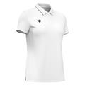 Melody polo WHT/GRY 3XL Poloskjorte - Dame