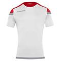 Titan Shirt Shortsleeve WHT/RED XXL Teknisk t-skjorte til trening - Unisex
